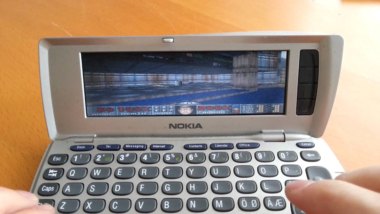Doom 9210 running on Nokia 9210
