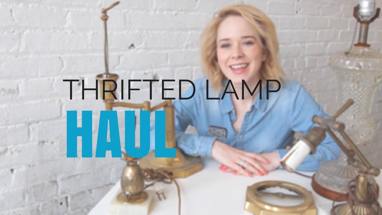 Lamp Haul - What to look for when scouting for vintage lamps
