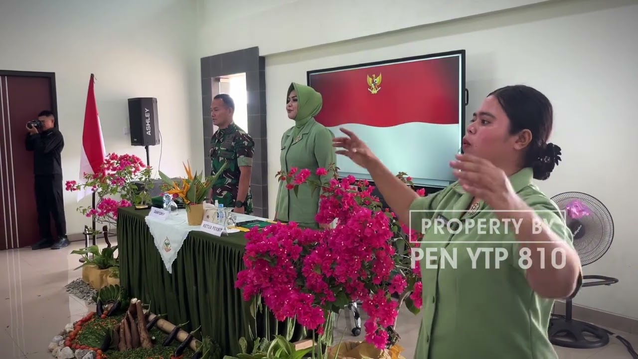 Pengarahan Danyonif & Ketua Persit Kck Ranting 3 Yonif Tp 810/BEM