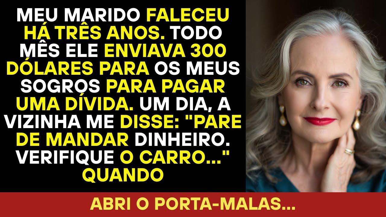 Meu esposo faleceu há três anos. Todo mês mandava 300 dólares para meus sogros.