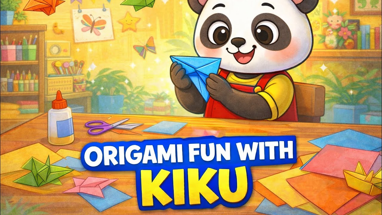 Origami Fun with Kiku & Mimi | Easy Craft Learning with Mummy