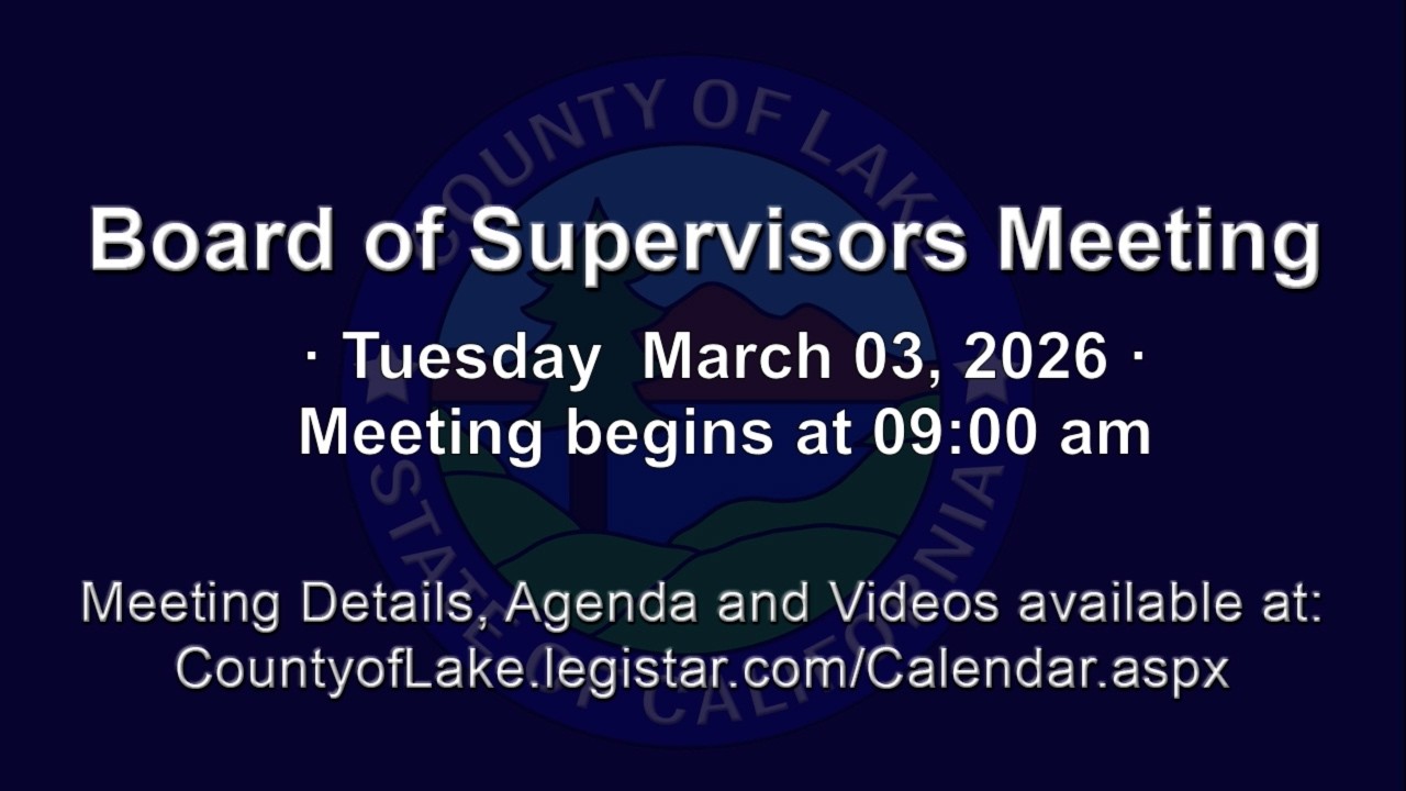 Board of Supervisors Tues Mtg 03-03-2026