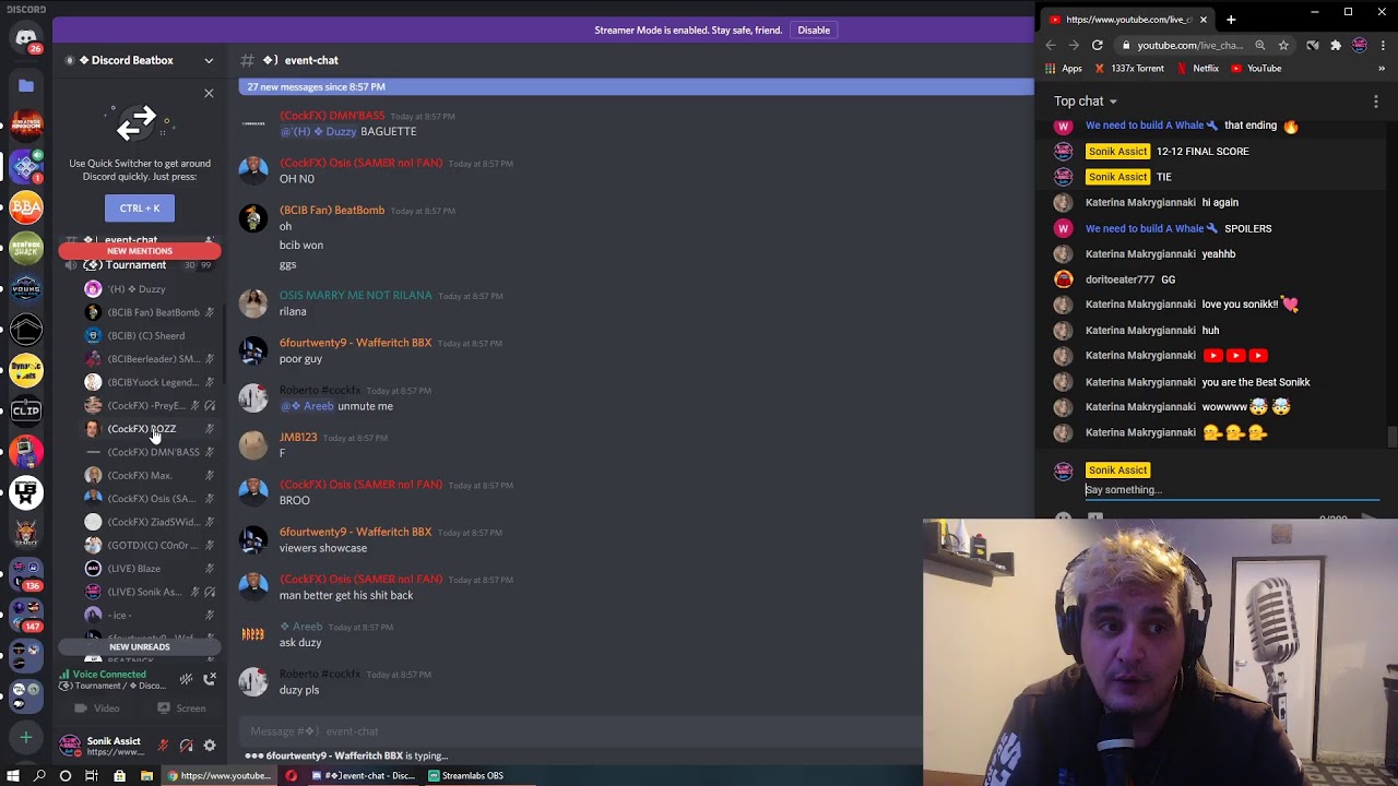 COCKfx vs BCIB - DISCORD BEATBOX BATTLE LETS GO !