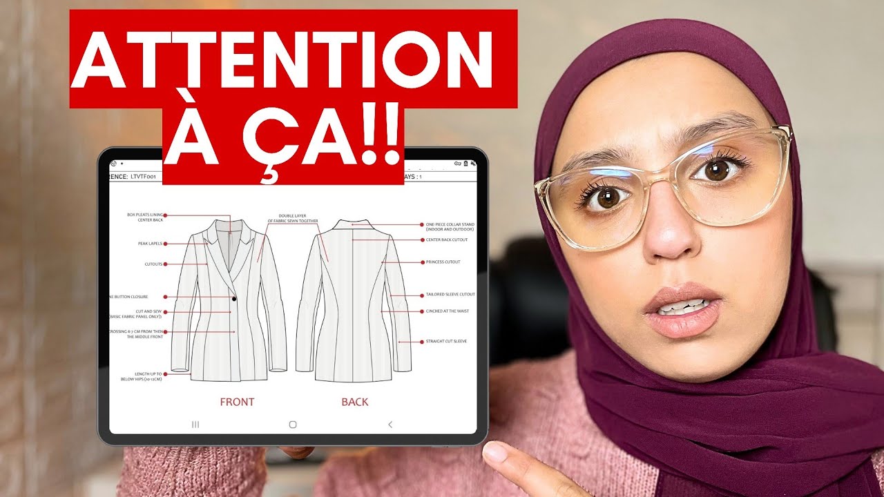 Comment créer la fiche de détails techniques pour produire sa collection de vêtements ?