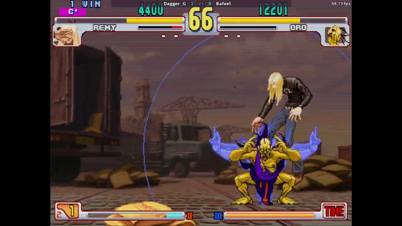 SFIII 3RD STRIKE: Dagger_G ( REMY ) VS Bafael ( ORO ) FIGHTCADE FT3 SET