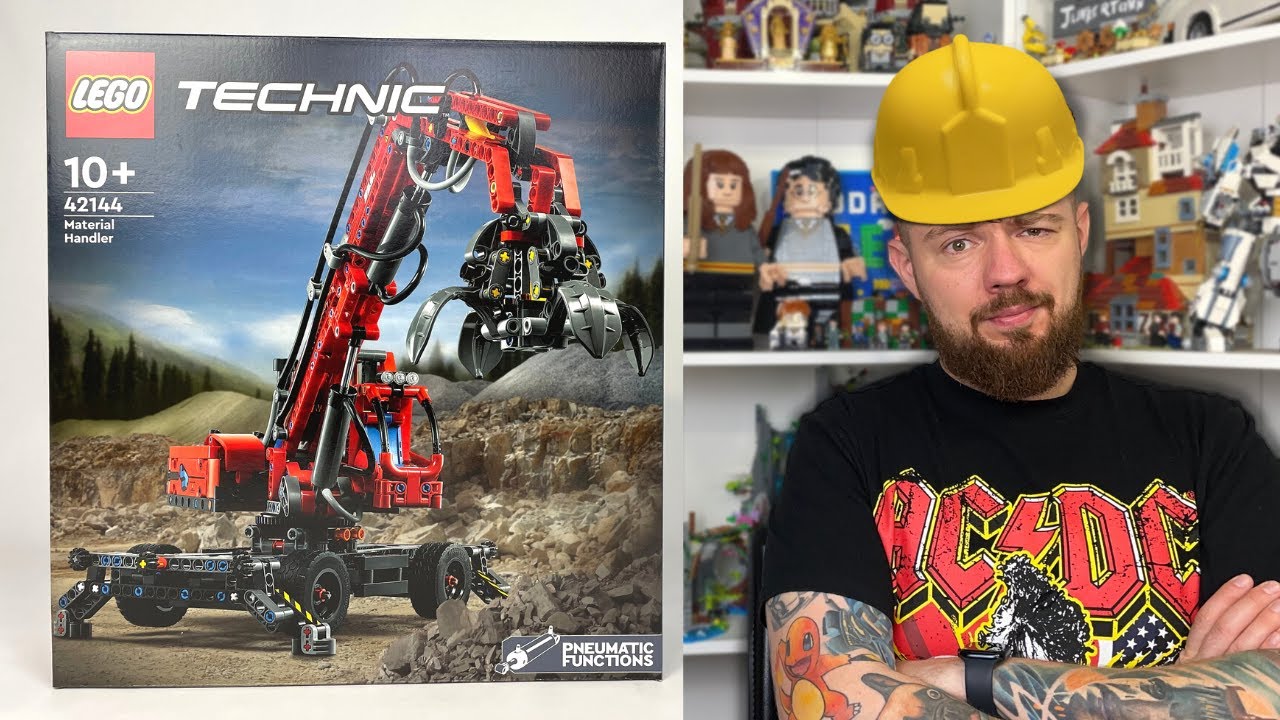 DŹWIG Z CHWYTAKIEM 🪝 LEGO TECHNIC 42144 RECENZJA