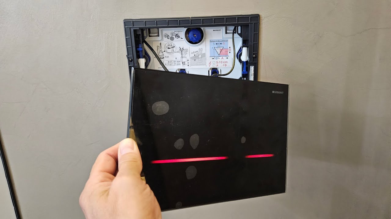 Spülkasten umbauen auf elektronische drückerplatte mit Sensoren#spülkasten