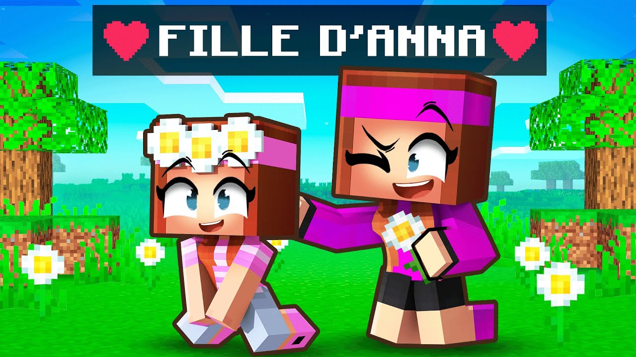 Anna rencontre sa Fille sur Minecraft !