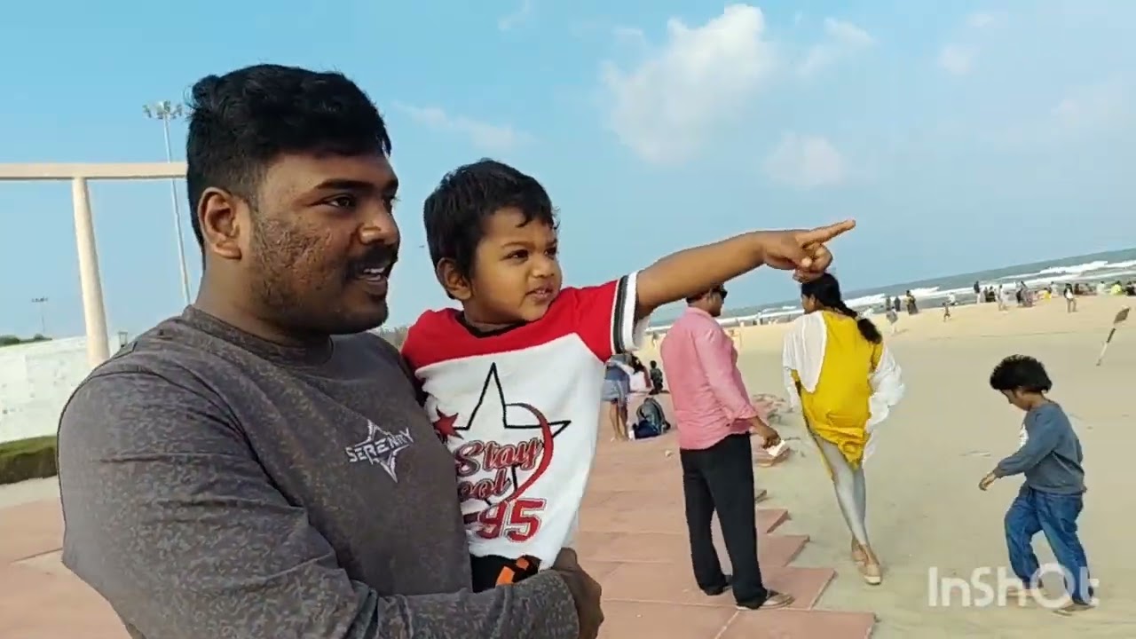 Eden beach ⛱️ in Pondicherry