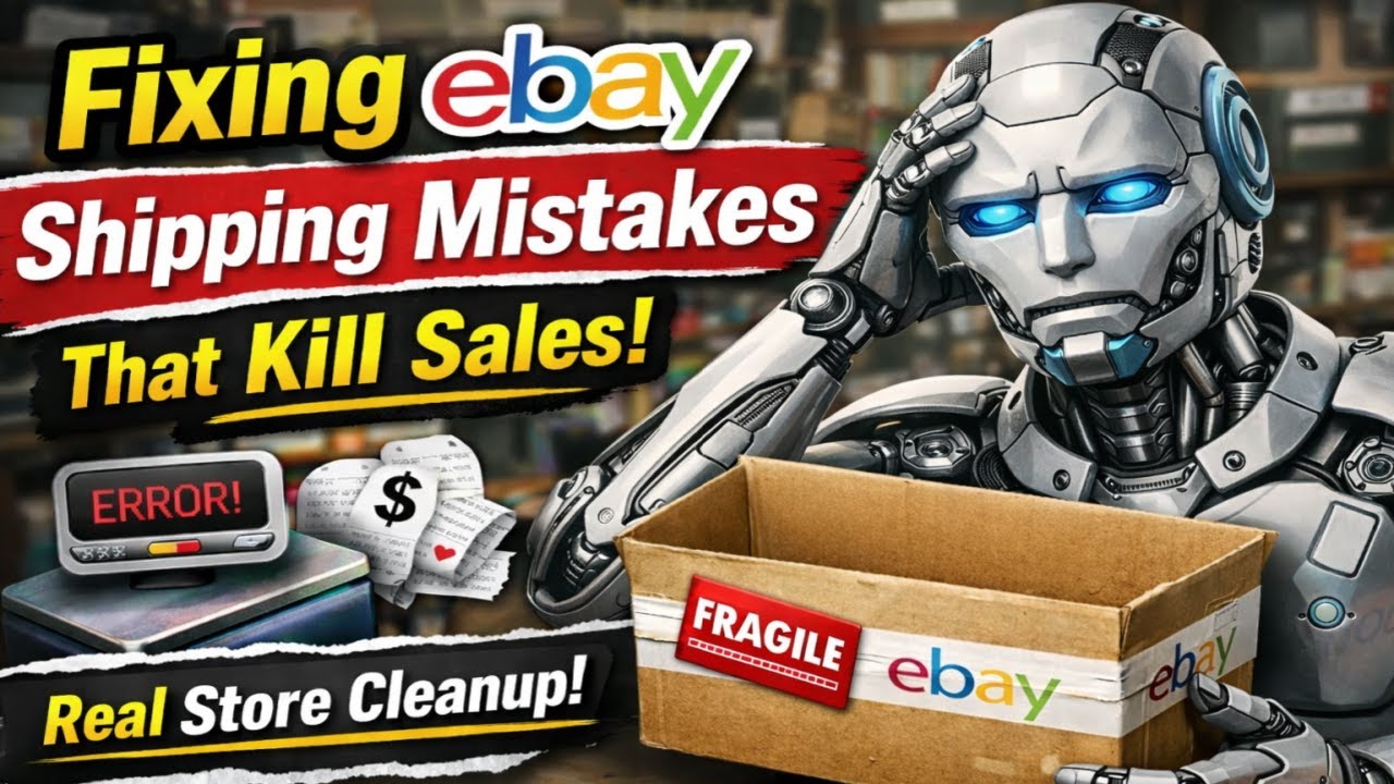 Исправление ошибок доставки eBay, которые снижают продажи (наведение порядка в реальном магазине)