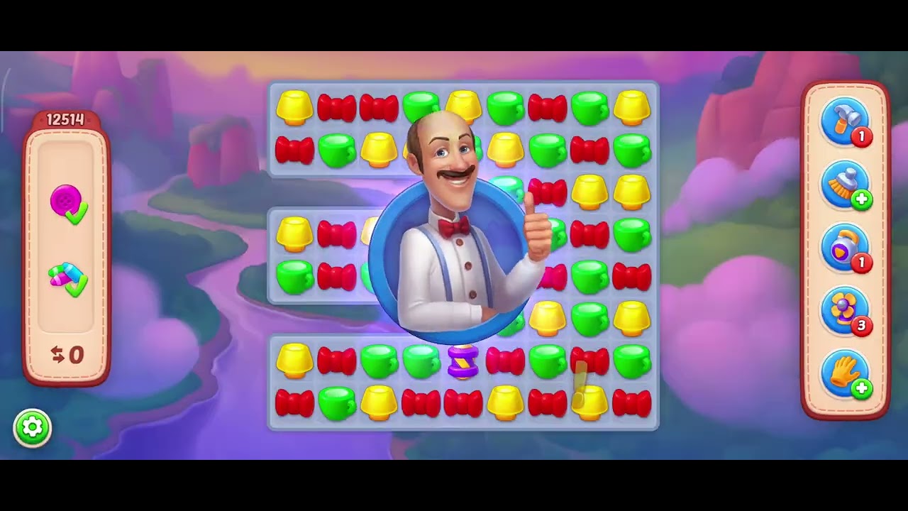 “Relaxing Homescapes Gameplay That Actually Wins 🧠✨”12518 LEVEL DONE.......💪🏼👍🏼