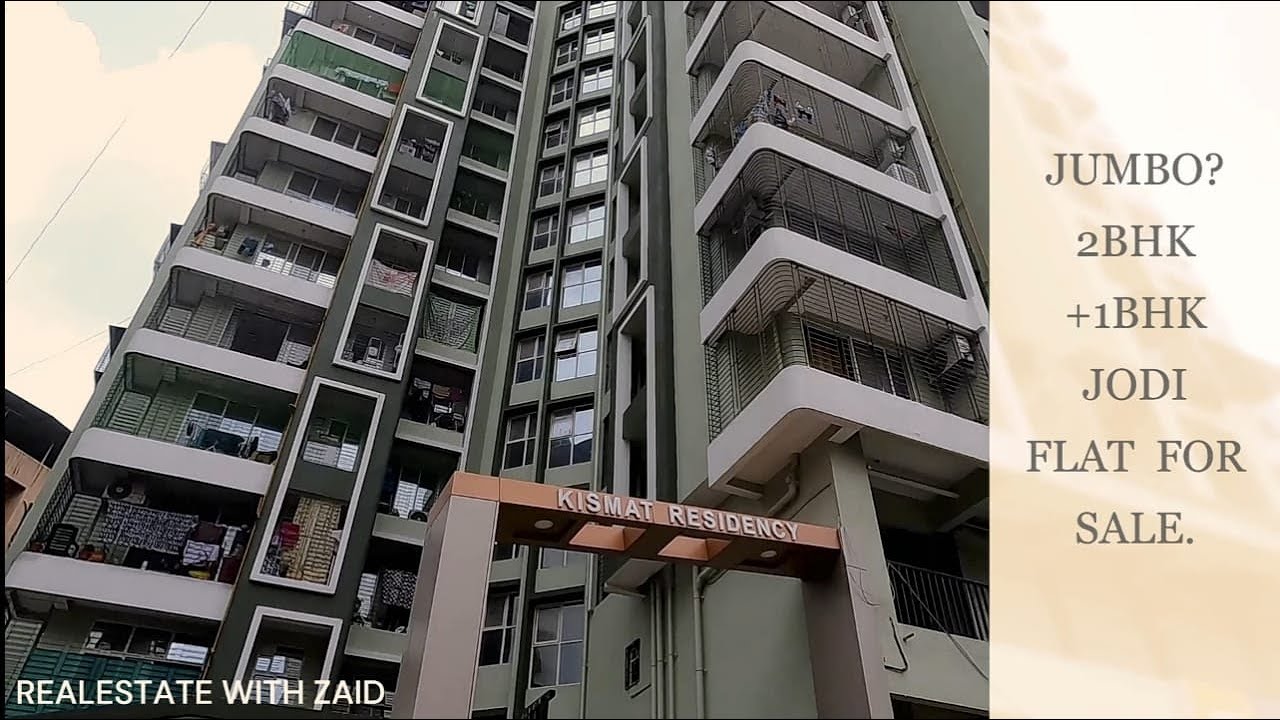 JUMBO? 2BHK+1BHK JODI FLAT FOR SALE IN MIRA ROAD (E) SHAANDAR PROPERTY IN KISMAT RECIDENCY.