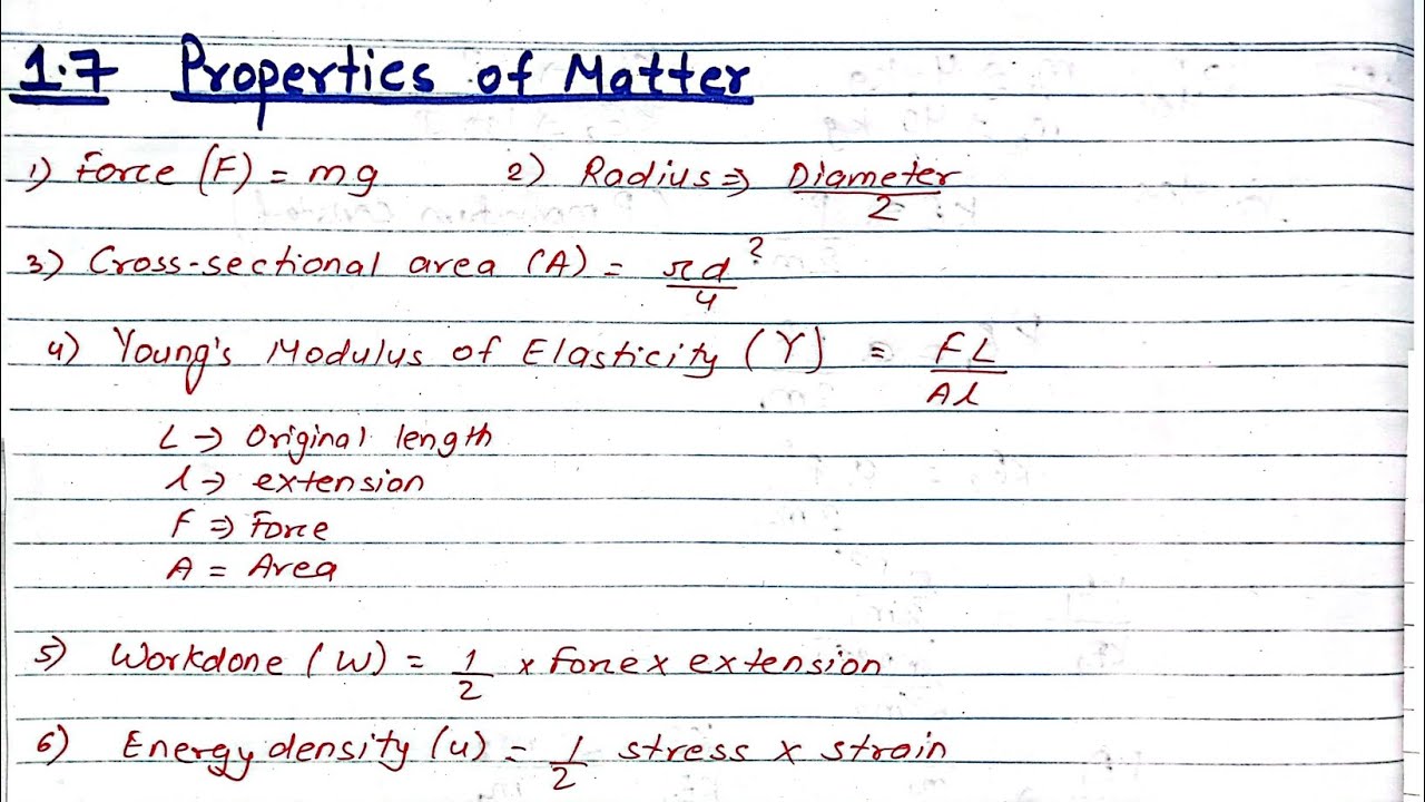 1.7 Properties of Matter | Numerical | CTEVT | Health All | Prashant YT | Diploma | Physics |