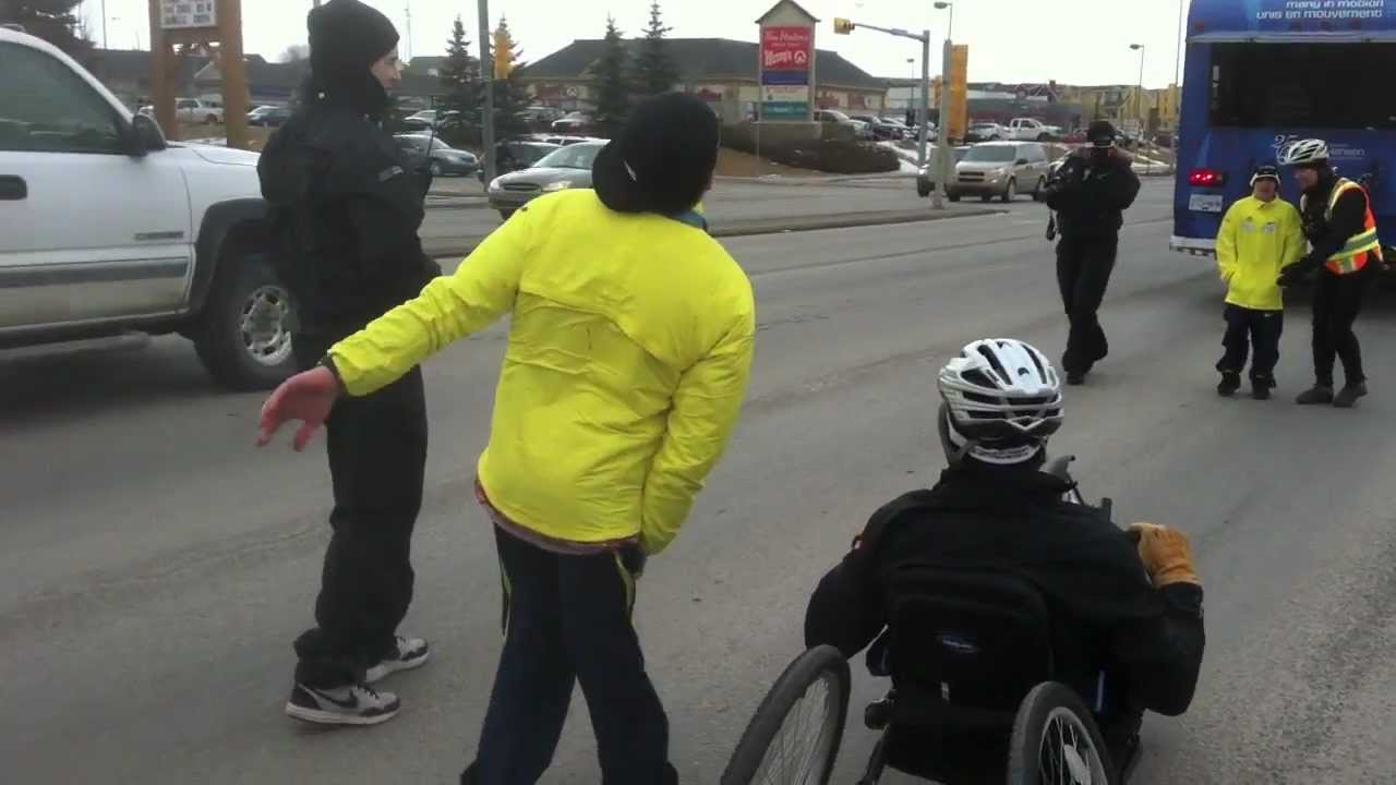 Rick Hansen 25th year anniversary relay 1/4 KM walk