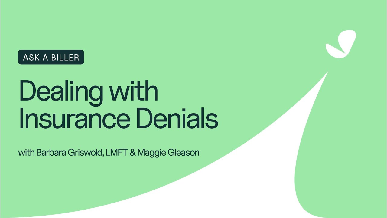 Ask a Biller Webinar: Dealing with Insurance Denials
