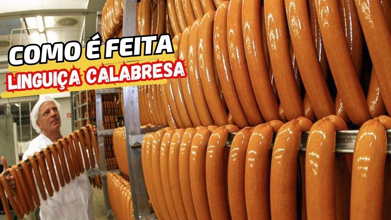 Processamento de Linguiça tipo CALABRESA industrial: Como é feita!