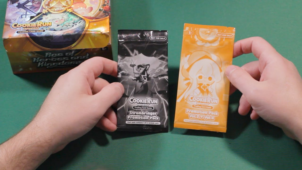 CookieRun Braverse Age of Heroes and Kingoms Box Opening (Serialized Card!!!)