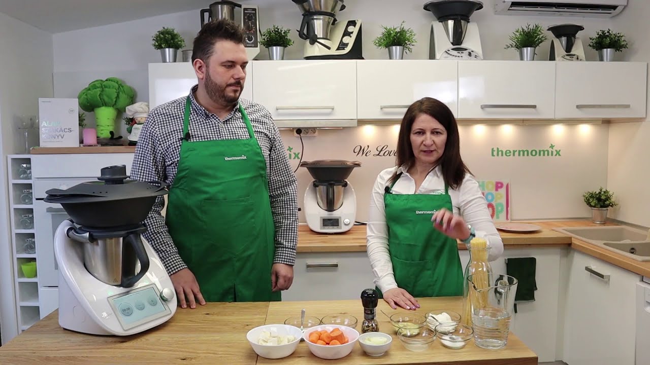 Vadas készült makaróni tésztával Thermomix Élménykonyhánkban