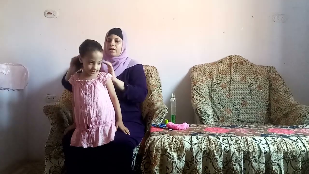 اتجننت في عقلي وقصيت شعر بنتي 🌺🌺كله ويارتني ما قصيته