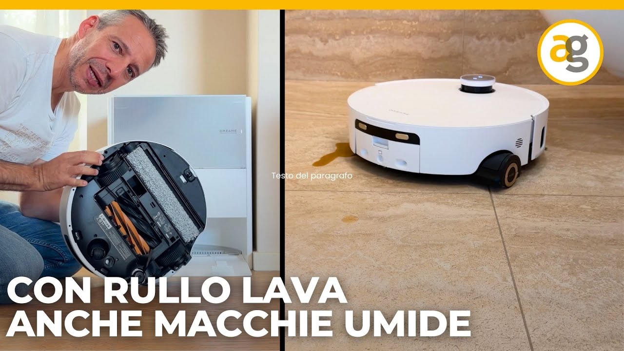 ROBOT LAVAPAVIMENTI Dreame Aqua10 Roller RECENSIONE