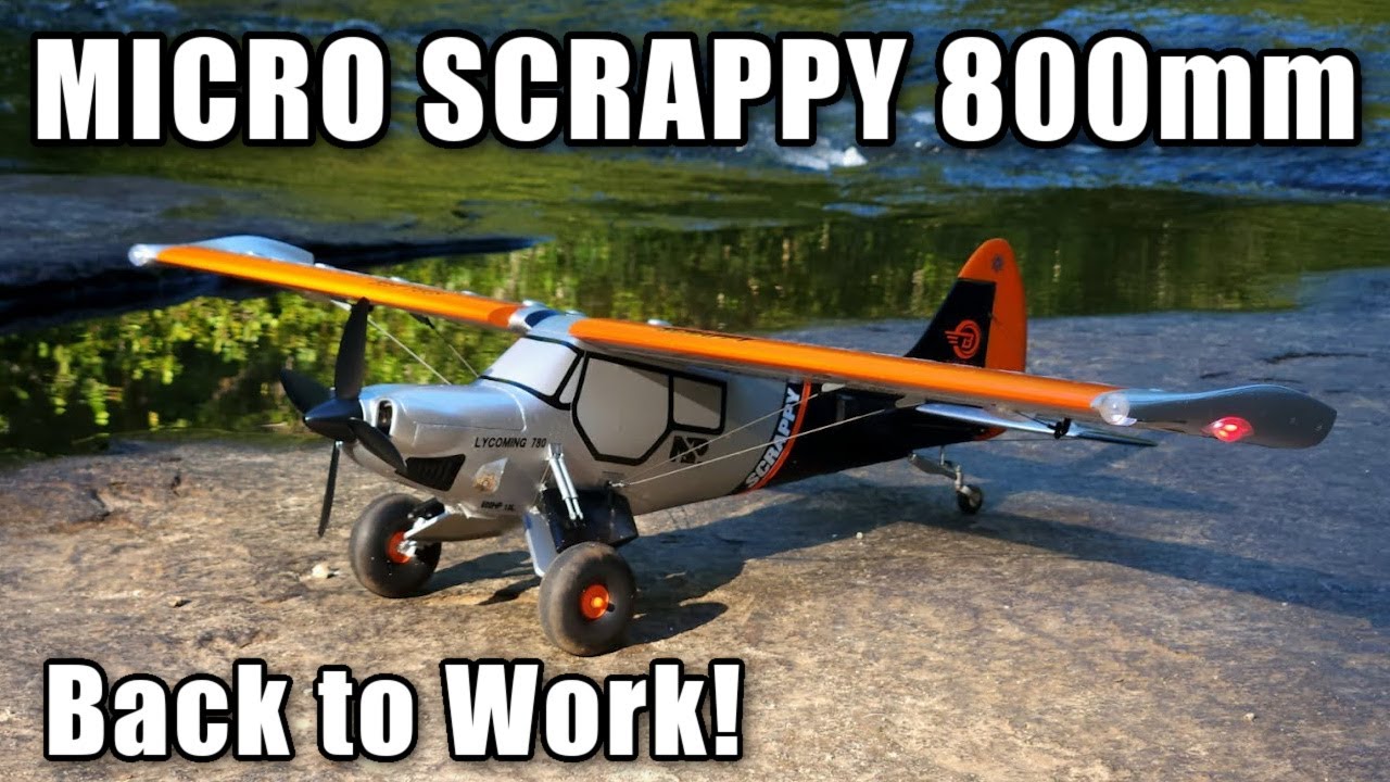 E-Flite Micro Scrappy 800mm BNF with AS3X & Optional SAFE Select - Model AV8R Review