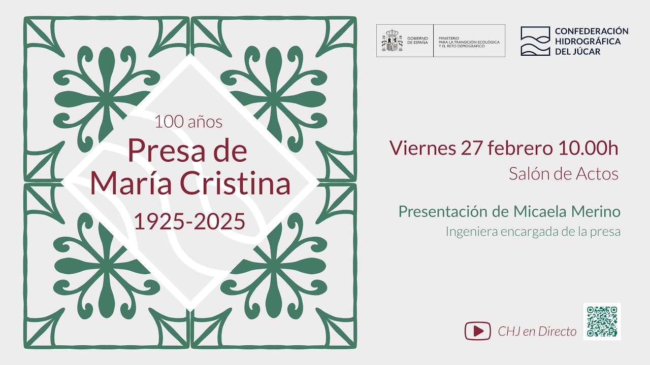 PRESA DE MARIA CRISTINA: 100 AÑOS DE SERVICIO