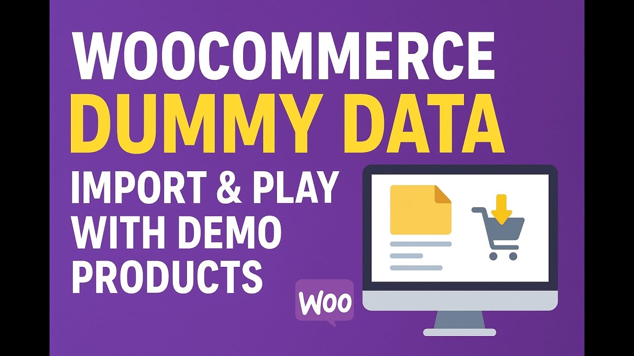 How to use dummy Product Data in woocommerce ? | Play with Demo Product in Wordpress ?