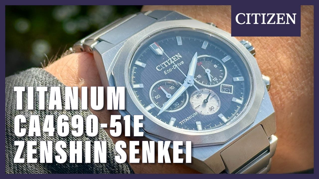 Unboxing The New Citizen Zenshin Senkei CA4690-51E Titanium Sapphire