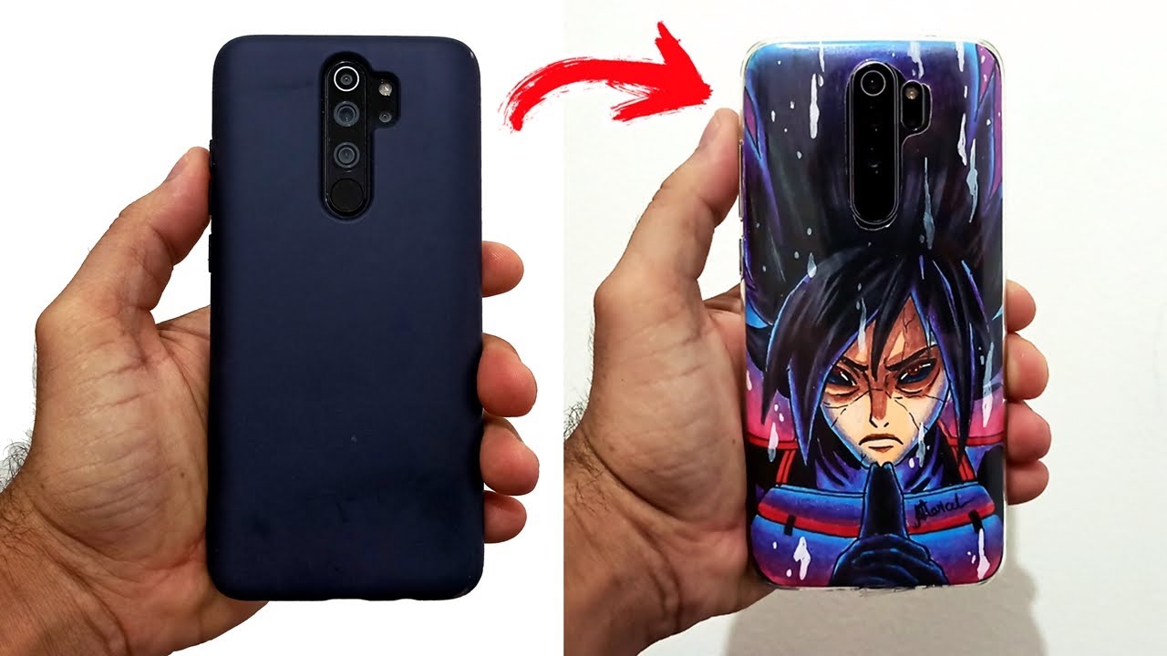 COMO FAZER UMA CAPINHA DE CELULAR UCHIHA MADARA (Naruto Shippuden)