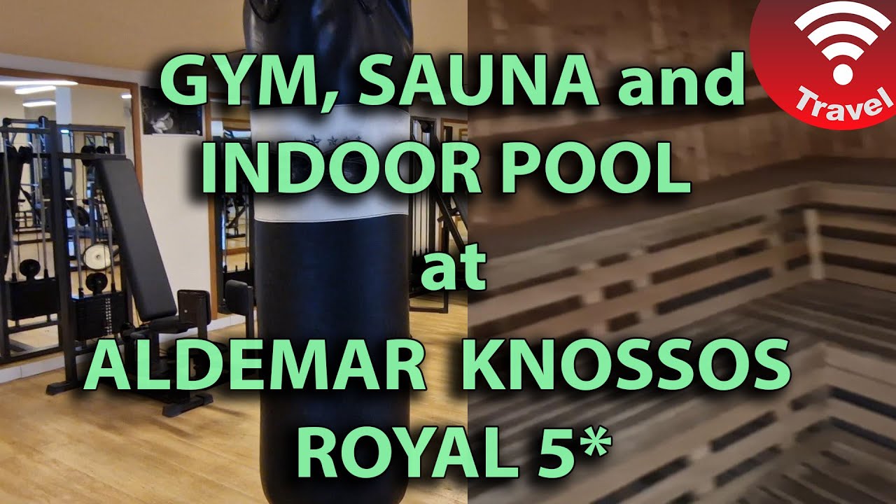 Gym, Sauna and Indoor pool at Aldemar Knossos Royal Beach Resort