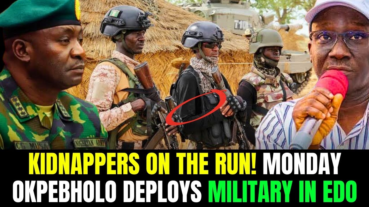 EDO SECURITY UPDATE: MONDAY OKPEBHOLO PARTNERS WITH MILITARY TO END KIDNAPPING IN BENIN CITY 