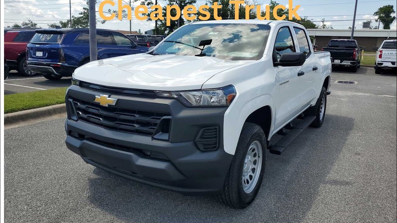 2025 Chevrolet Colorado WT Cheapest Truck?