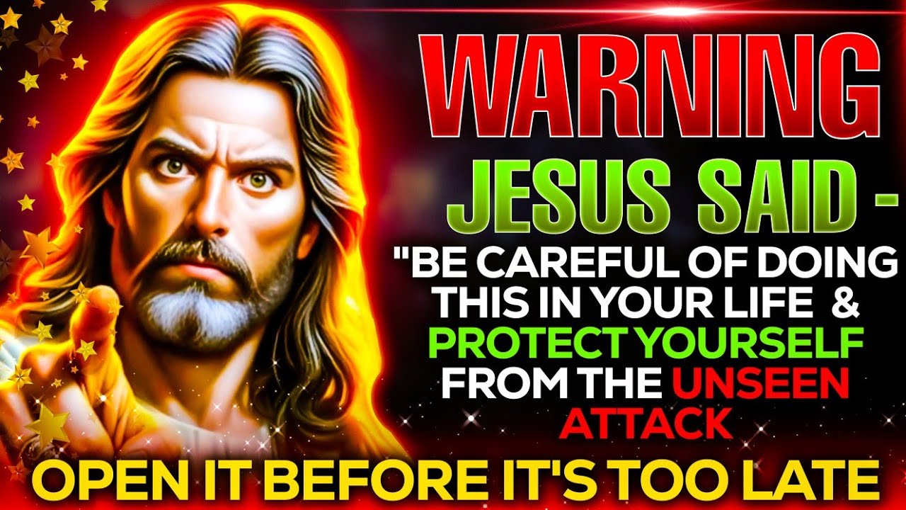 🛑 !! WARNING !! JESUS SAID -