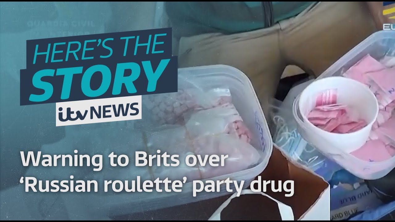 Warning to Brits over 'Russian roulette' party drug pink cocaine | ITV News