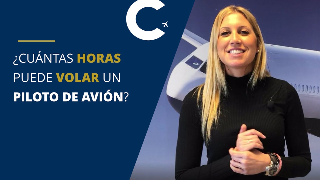 ¿Cuántas horas puede volar un piloto de aviones en un día, a la semana, al mes y al año?