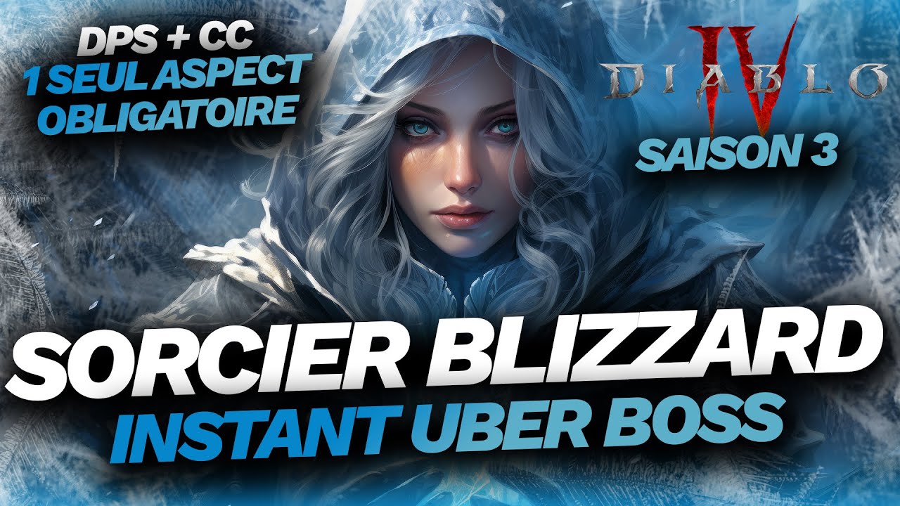 DIABLO 4 - BUILD BLIZZARD, DES PICS DE GLACES QUI TABASSENT !! - SAISON 3