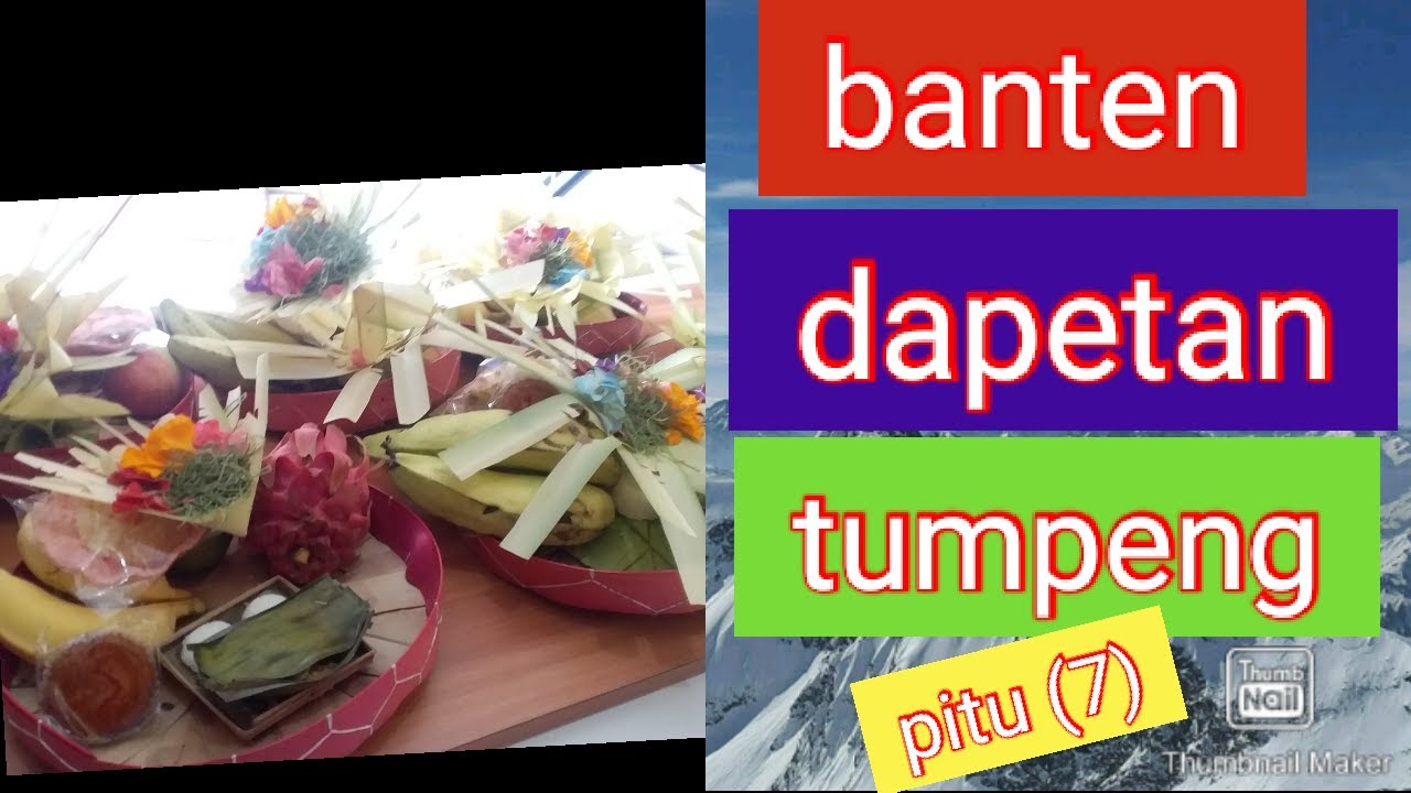 #bantendapetantumpeng7, #dapetantumpeng7 membuat banten dapetan tumpeng 7