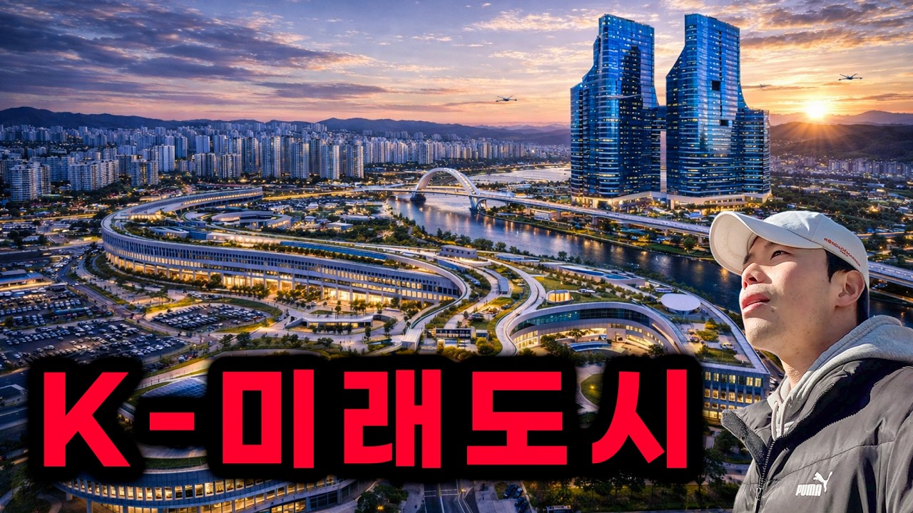 한국이 작정하고 만든 미래도시의 놀라운 모습들 (부산과 정반대...)