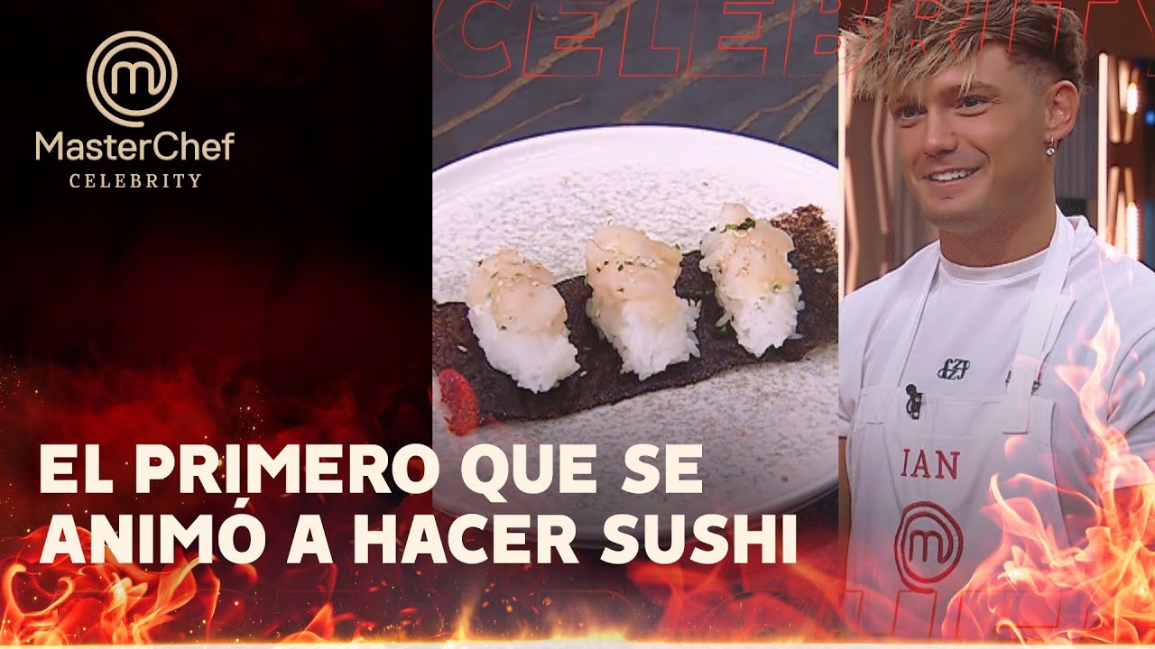 &iquest;Chapa de finalista? Ian Lucas hizo sushi por por primera vez en Masterchef Celebrity