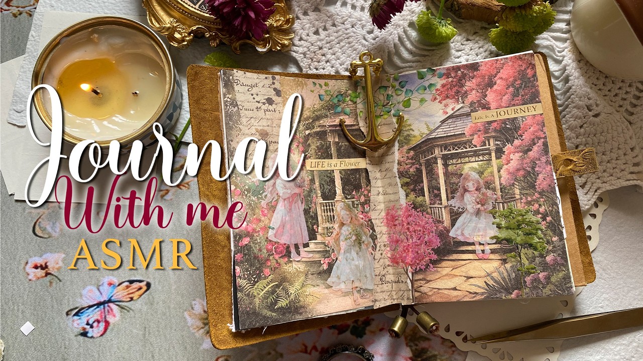 ASMR | Journal with me 🐾🌿 Un momento de calma (No Talking)