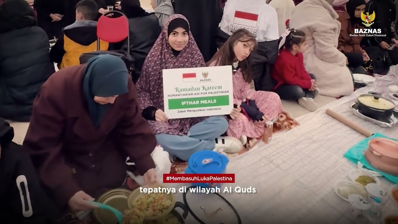 Distribusi Hidangan Berbuka di Al Quds untuk Masyarakat Palestina