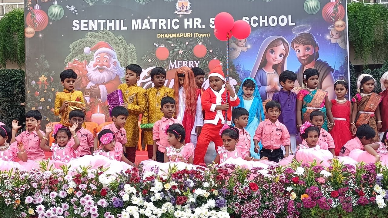 Senthil matric School # Christmas celebration Dharmapuri #Christmas celebration#suryatvdpi