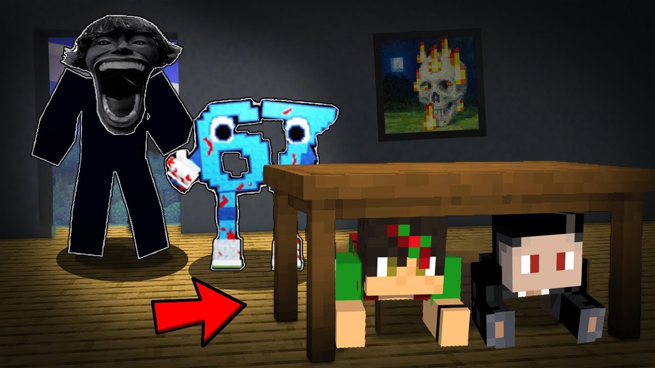Can We Escape From 67 kid and 67 brainrot  in Minecraft