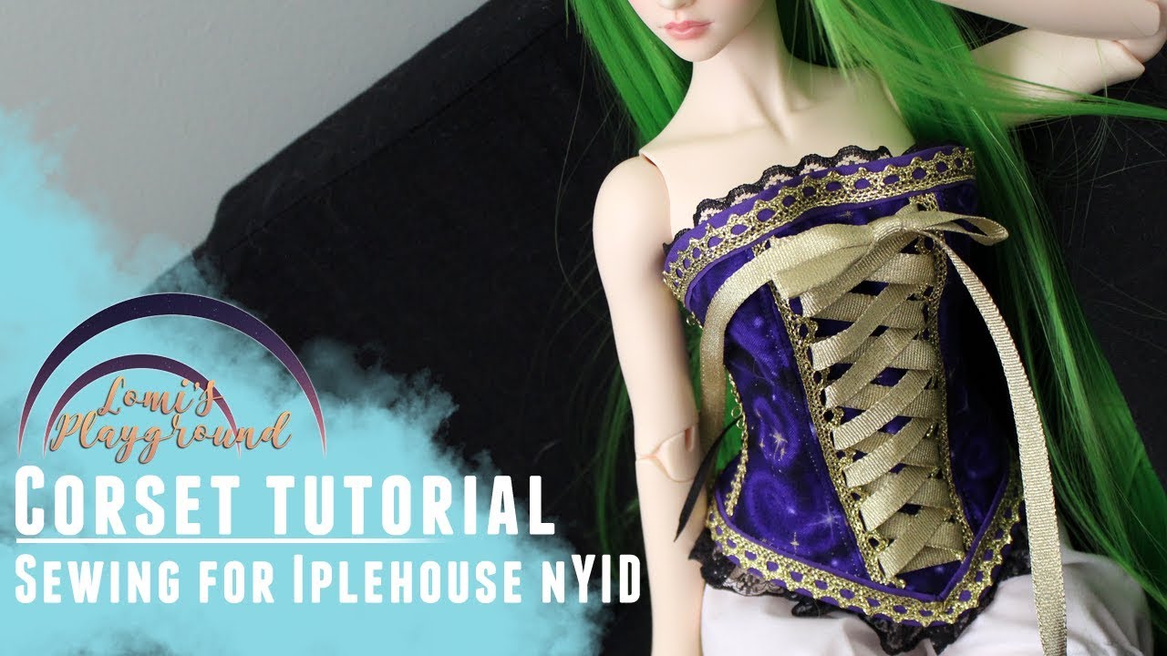Sewing a corset for BJDs