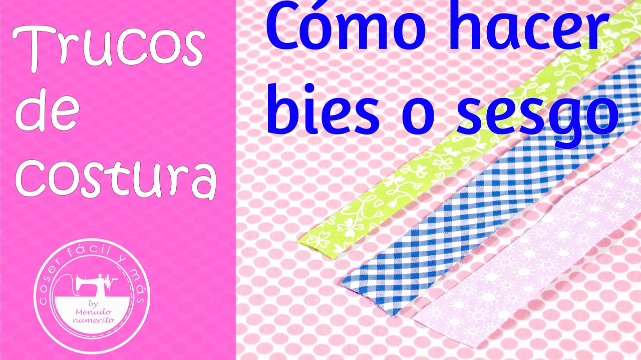 Cómo hacer cinta de bies casero (sesgo)