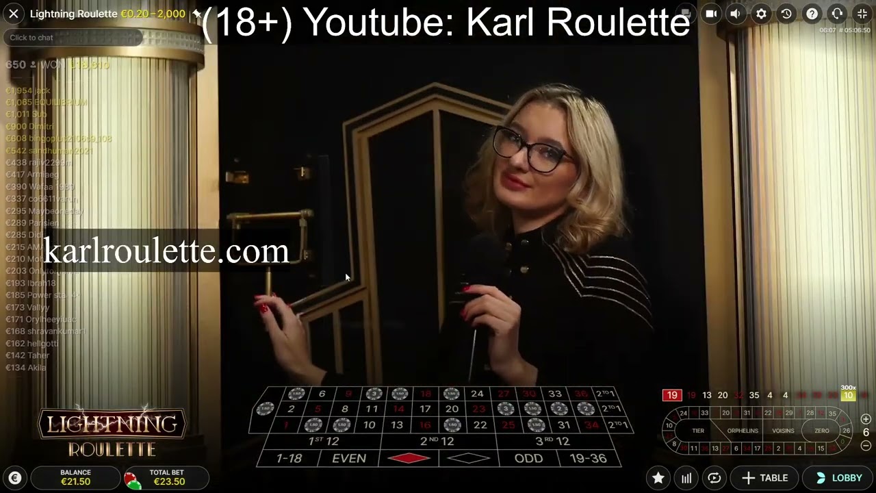 15€ vs LIGHTNING Roulette