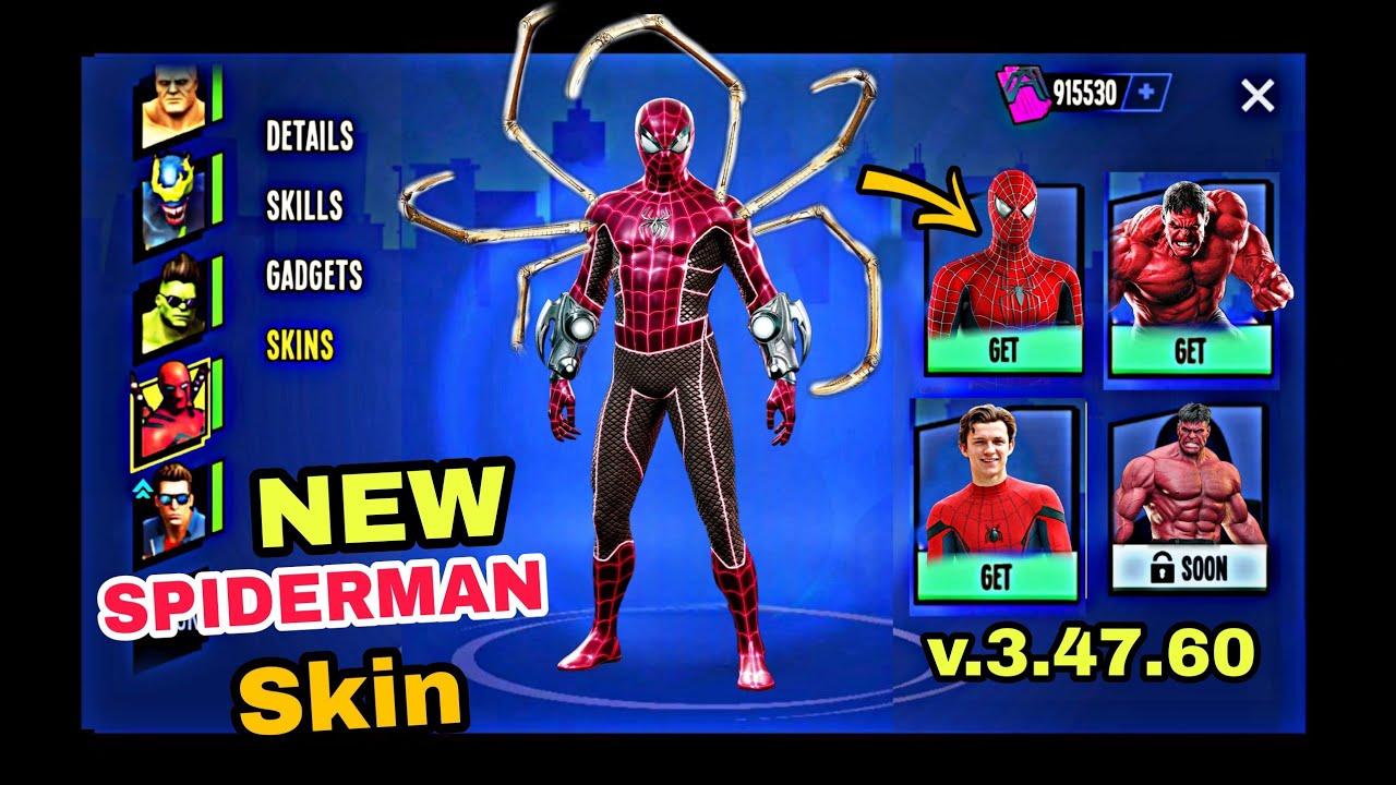 I Unlocked NEW SPIDERMAN SKINS in spider Fighter 3 new update 3.47.60 👊🔥💥