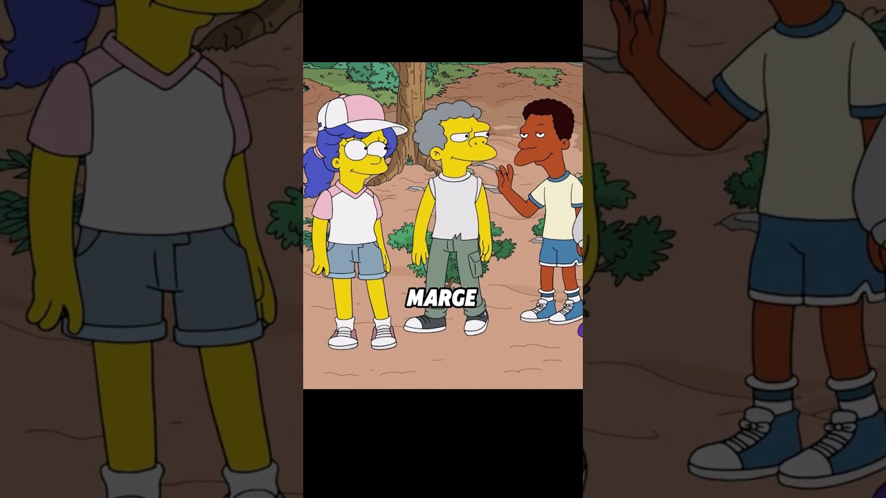 Marge fell in love with another boy.#anime #animerecap #TheSimpsons