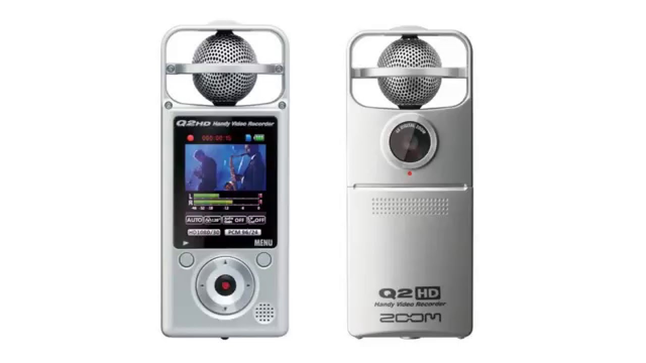 Zoom Q2HD Handy HD Video Recorder Best Video Camera Reviews with 2GB SD Card