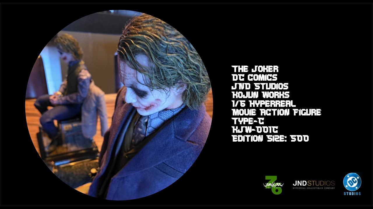 [JND Studios] DC Comics The Joker Type-C Kojun Works 1/6 Hyperreal Movie Action Figure ES500 #shorts